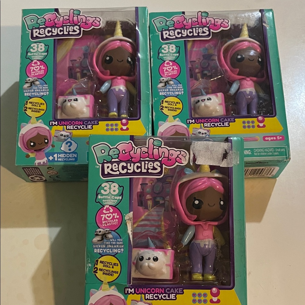 Recyclie Unicorn Cake Toy